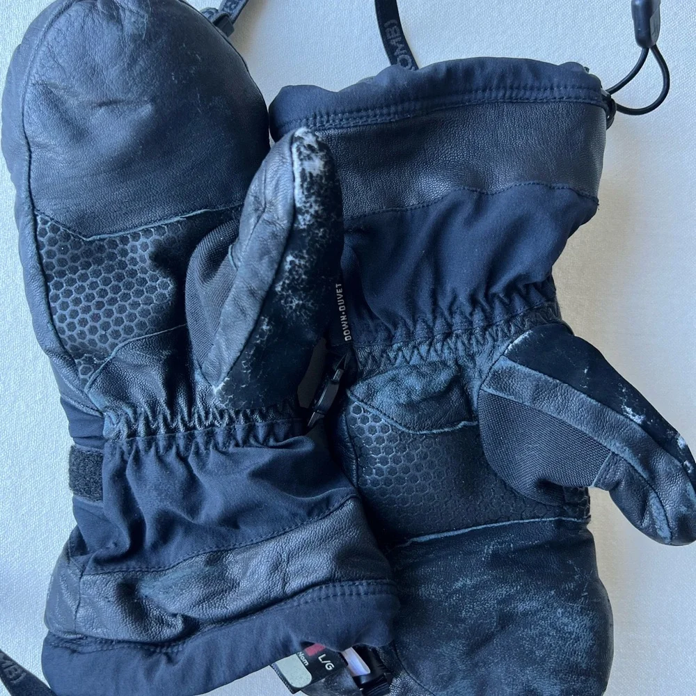 Kombi junior snowboarding / skiing Mitten black Large
